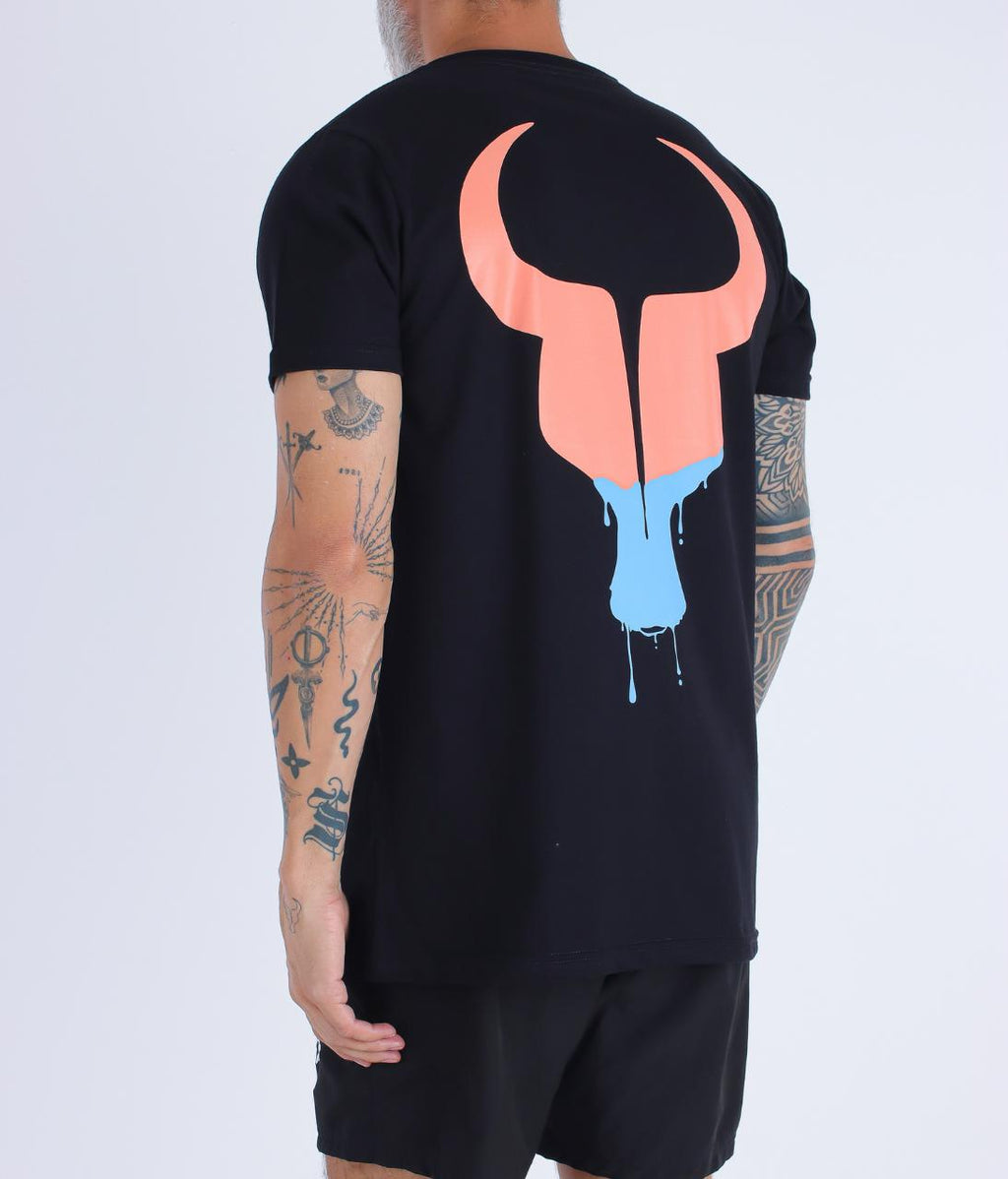 T-Shirt Toro preta ICE CREAM