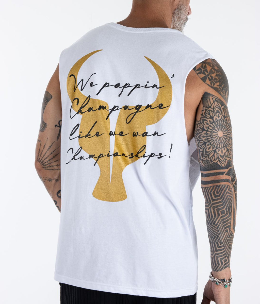 T-shirt S/M Toro White Poppin Champagne