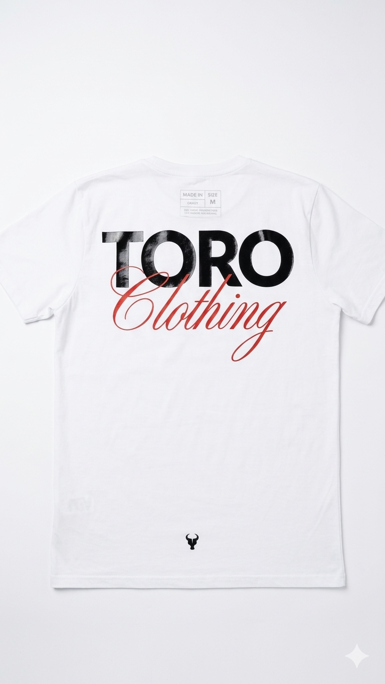 T-shirt Toro Clothing Fio Egípcio Branca