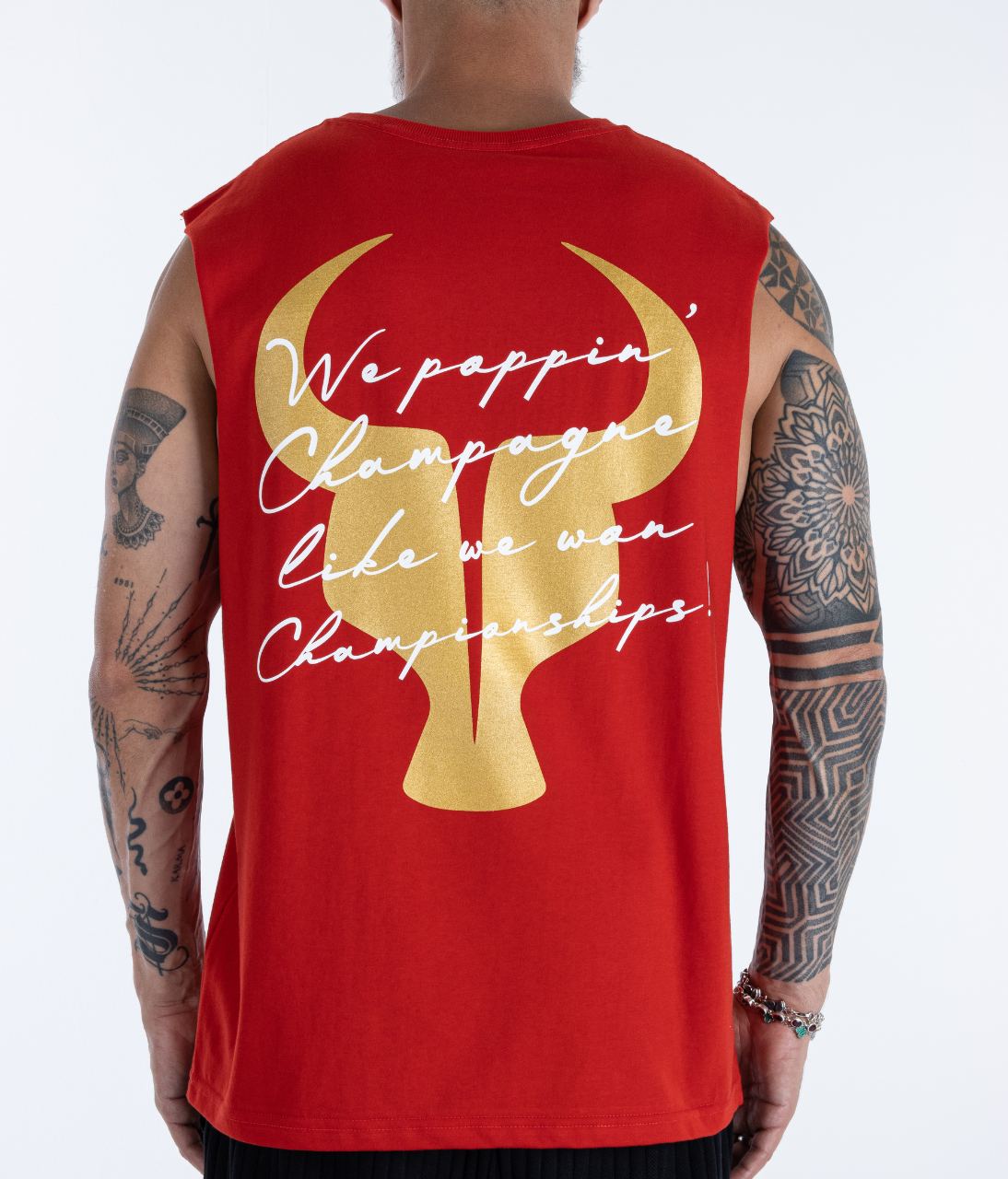T-shirt S/M Toro Red Poppin Champagne