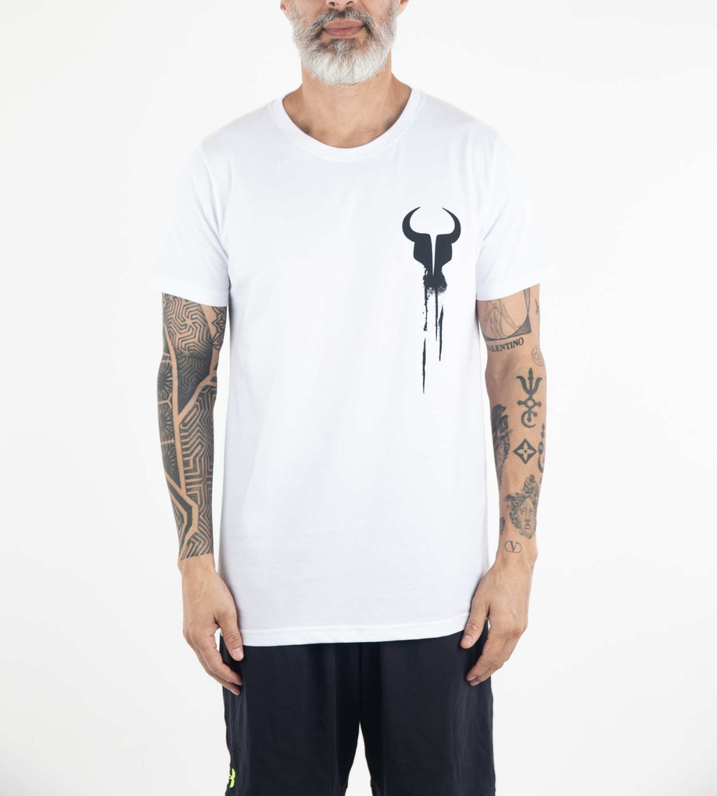 T-shirt Dripping Paint White