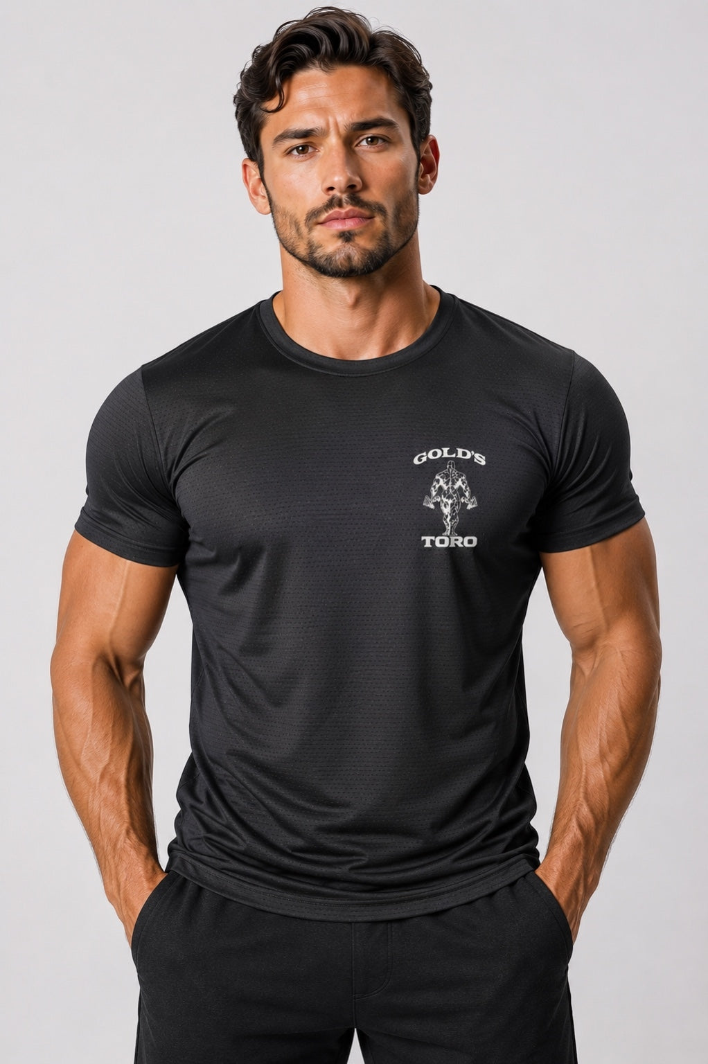T-shirt Toro Gold's  Dry Black
