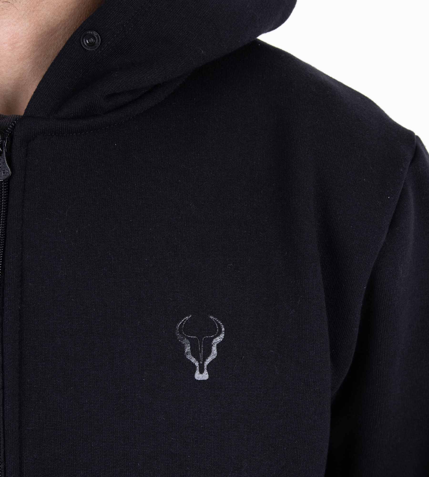 Jaqueta Moletom Toro Zíper Classic Black