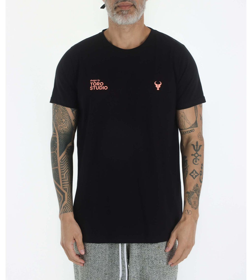 T-Shirt Toro Studio Black Orange