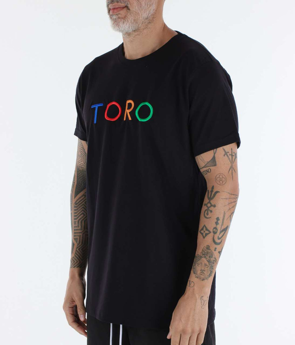 T-shirt Toro Black Bordada Collors