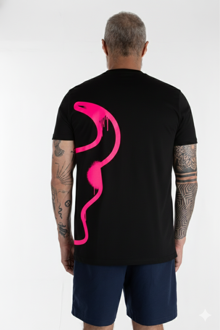 T-Shirt Toro Black Half Pink Edition