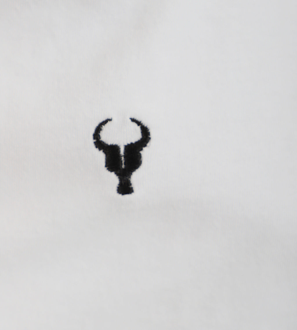 T-Shirt Toro Corte A Fio Branca