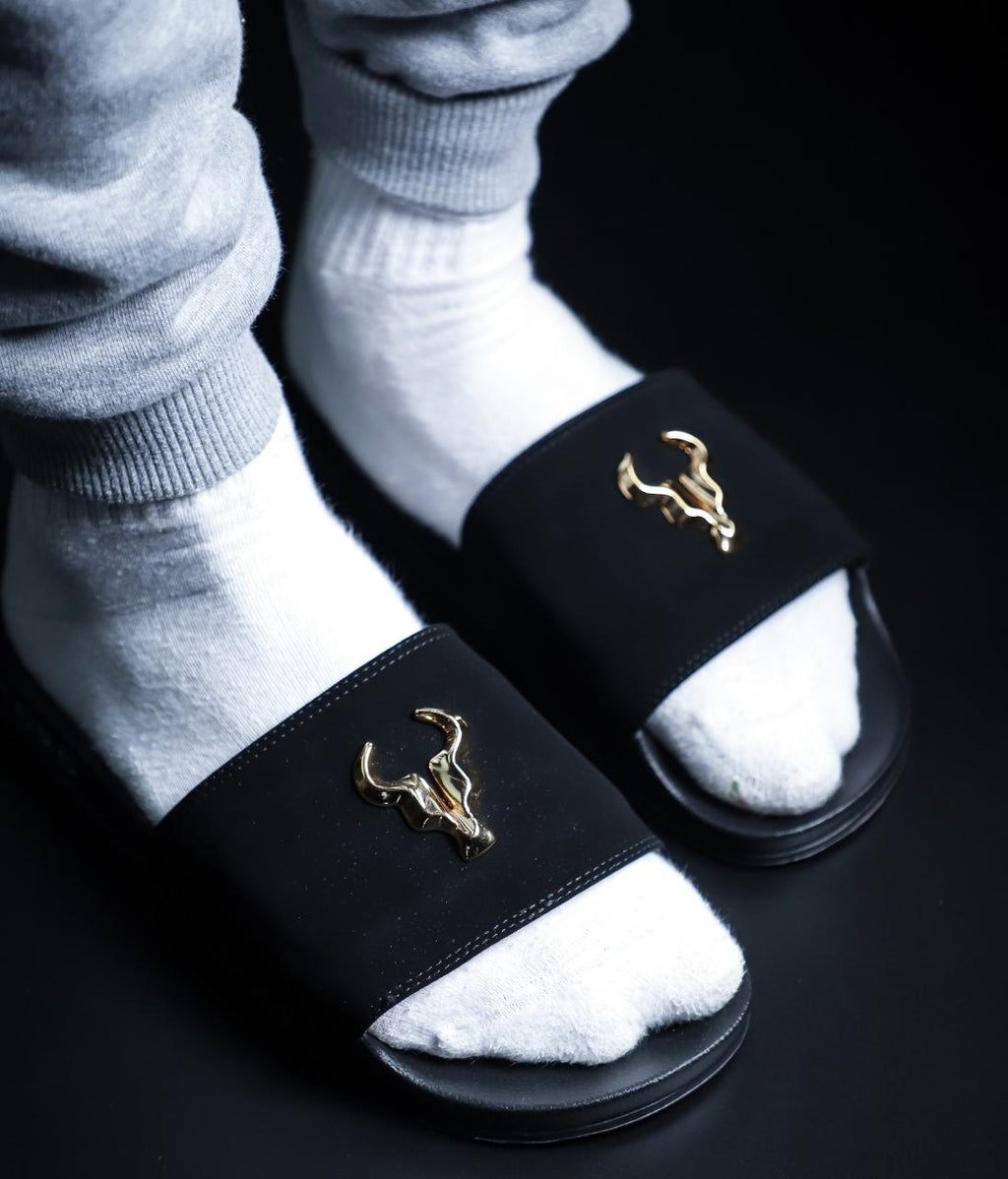 Chinelo Slide Black Elite Nobuck