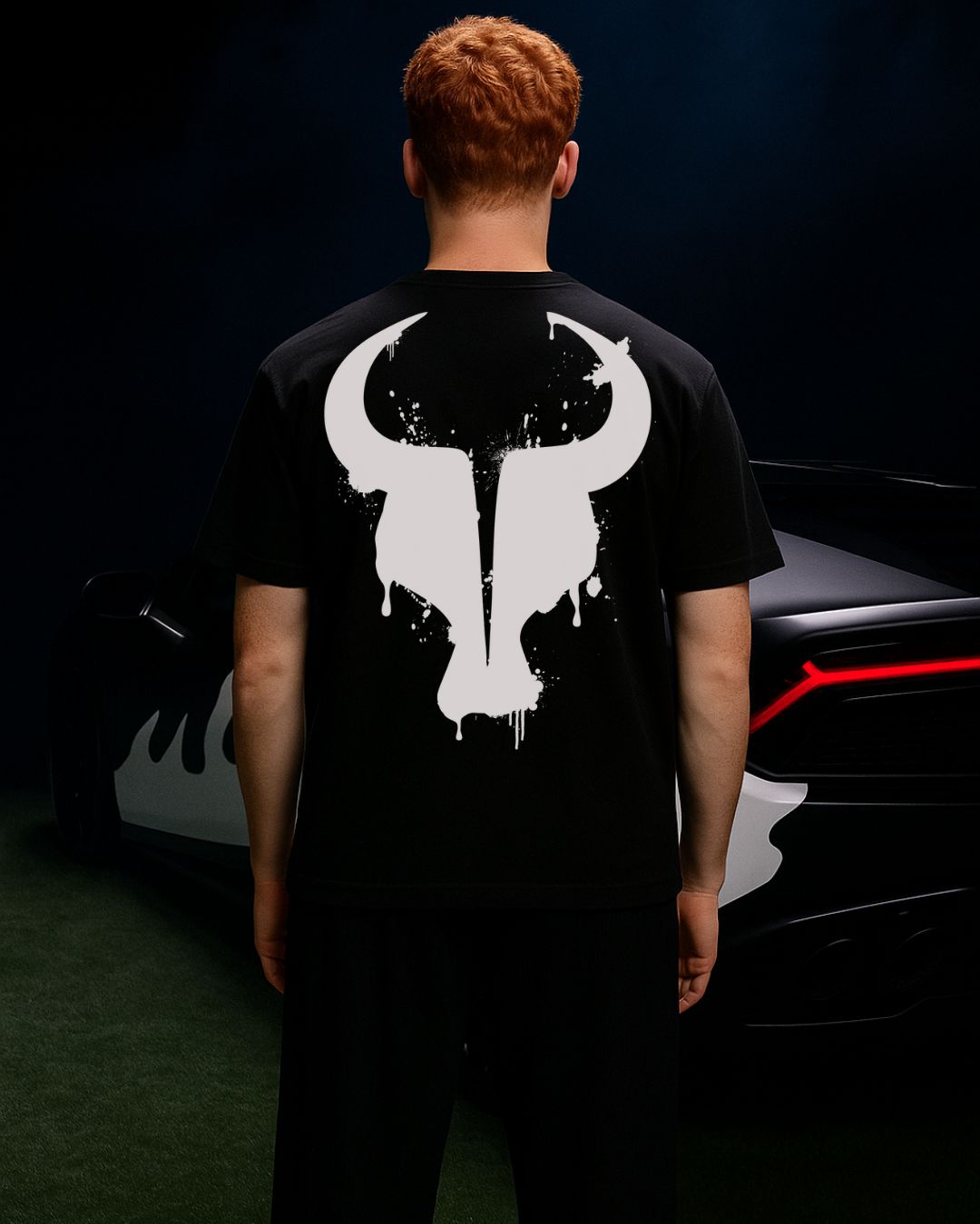 T-Shirt Toro Splash Black White